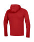 ფოტო #2 პროდუქტის Men's Red Wisconsin Badgers On Court Shooting Long Sleeve Hoodie T-shirt