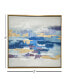 Фото #5 товара Canvas Abstract Framed Wall Art with Gold-Tone Frame, 71" x 2" x 31"