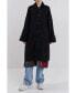 ფოტო #1 პროდუქტის Women's Reversible Check Long Coat