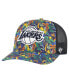 ფოტო #1 პროდუქტის 47 Brand Men's Navy Los Angeles Lakers Jungle Trucker Adjustable Hat