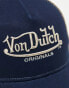 Фото #2 товара Von Dutch newark trucker cap in navy blue and beige