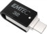 Фото #4 товара EMTEC T260B - 32 GB - USB Type-A / Micro-USB - 2.0 - 15 MB/s - Swivel - Black - Stainless steel