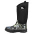 Фото #3 товара Roper Barnyard 12 Inch Floral Round Toe Rain Womens Black Casual Boots 09-021-1