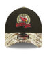 ფოტო #4 პროდუქტის Men's Black, Camo Arizona Cardinals 2022 Salute To Service 9FORTY Snapback Trucker Hat