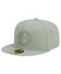 ფოტო #3 პროდუქტის Men's Light Green Detroit Pistons Sage Color Pack 59FIFTY Fitted Hat