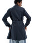 Фото #4 товара ONLY trench coat in navy