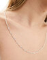 Rachel Jackson sterling silver mid length twist chain necklace with gift box