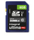 Фото #1 товара Integral 8GB SD CARD SDHC CL10 80 MB/S ULTIMAPRO - 8 GB - SD - UHS-I - 80 MB/s - Class 1 (U1) - Blue