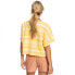 ROXY Stripy Sand short sleeve T-shirt