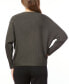 ფოტო #2 პროდუქტის Women's Ribbed Block-Stitch Dolman-Sleeve Sweater