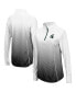 ფოტო #1 პროდუქტის Women's Black Michigan State Spartans Magic Ombre Quarter-Zip Raglan Jacket