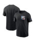 Фото #1 товара Men's Black Philadelphia Eagles 2023 NFL Crucial Catch Sideline Tri-Blend T-shirt