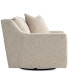 Фото #4 товара Gabi 36" Fabric Swivel Chair, Created for Macy's