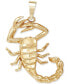 ფოტო #1 პროდუქტის Polished Scorpion Pendant in 10k Gold