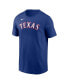 Фото #2 товара Men's Jose Leclerc Royal Texas Rangers Player Name and Number T-shirt
