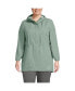 ფოტო #1 პროდუქტის Plus Size Waterproof Hooded Packable Raincoat