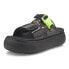 Фото #2 товара Puma Suede Mayu Pop Clear Slide Womens Black Casual Sandals 38443301