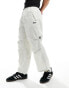 Aape By A Bathing Aape Carpenter trousers in off white