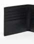 Фото #2 товара Armani Exchange bifold striped wallet in black with logo print