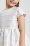 Kız Çocuk Kısa Kollu Elbise Z5436a623sm