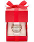 ფოტო #2 პროდუქტის Men's Diamond Cluster Two-Tone Ring (1 ct. t.w.) in 10k Gold & White Gold