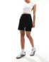 Pieces woven mini skirt with contrast stitching in black Черный, L - EU 40 - фото #4