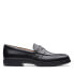 Фото #2 товара Clarks Un Tailor View 26146129 Mens Black Loafers & Slip Ons Penny Shoes