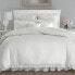 Фото #2 товара Full/Queen Annabella Reversible Duvet Cover Set White - Stone Cottage