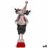 Decorative Figure Christmas Reindeer Red Grey Polyester 13 x 65 x 18 cm (4 Units)