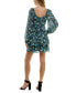 ფოტო #5 პროდუქტის Juniors' Printed Shadow-Stripe Fit & Flare Tiered Dress