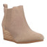 Фото #2 товара TOMS Kayley Wedge Round Toe Booties Womens Brown Casual Boots 10019114T