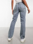 Фото #3 товара ASOS DESIGN 90’s straight jean with single knee rip in blue