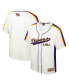 Men's Cream LSU Tigers Ruth Button-Up Baseball Jersey