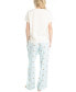 ფოტო #5 პროდუქტის Women's Vibes T-shirt/Voile pant