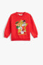 Erkek Bebek Yılbaşı Temalı Tom Ve Jerry Lisanslı Baskılı Sweatshirt 3wmb10381tk