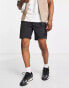 River Island washed cargo shorts in black W26 - фото #2