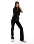 Mango cord jumpsuit in black