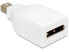 Фото #1 товара Delock DisplayPort Mini M/FM - DP Mini M - DP FM - White