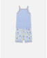 Пижама Deux Par Deux Baby Blue Printed Daisies