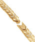 ფოტო #4 პროდუქტის Men's Cubic Zirconia Chevron Link Bracelet in Stainless Steel