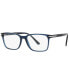 ფოტო #1 პროდუქტის PR14WV Men's Rectangle Eyeglasses