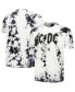 Фото #1 товара Men's White Distressed AC/DC Logo Washed Graphic T-shirt
