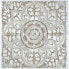 Фото #1 товара Настенный декор DKD Home Decor Белый Mandala Деревянный MDF (60 x 2 x 60 cm)