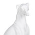 Decorative Figure White Dog 19 x 12 x 37,5 cm