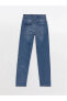 Фото #13 товара LCW Jeans Yüksek Bel Straight Fit Kadın Jean Pantolon
