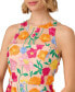 Фото #4 товара Women's Floral-Embroidered Column Dress