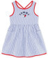 ფოტო #1 პროდუქტის Toddler Girls Cotton Seersucker Crisscross-Back Sundress