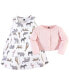 Фото #7 товара Платье Hudson Baby Infant Girl Cotton, Modern Pink Safari.