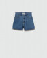 ფოტო #7 პროდუქტის Women's High-Rise Denim Shorts