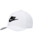 Фото #1 товара Men's White Classic99 Futura Swoosh Performance Flex Hat